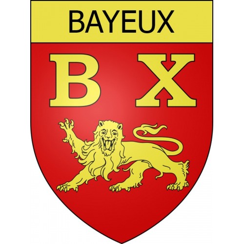 Bayeux 14 ville Stickers blason autocollant adhésif