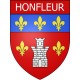 Stickers coat of arms Honfleur adhesive sticker