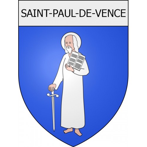 saint-paul-de-vence 06 ville Stickers blason autocollant adhésif