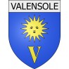 valensole 04 ville Stickers blason autocollant adhésif