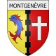 montgenèvre 05 ville Stickers blason autocollant adhésif