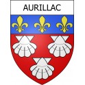 Stickers coat of arms Aurillac adhesive sticker