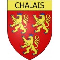 Chalais 16 ville Stickers blason autocollant adhésif