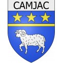 camjac coat of arms Escales adhesive sticker