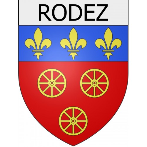 Rodez 12 ville Stickers blason autocollant adhésif