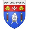 Saint-Chély-d'Aubrac 12 ville Stickers blason autocollant adhésif