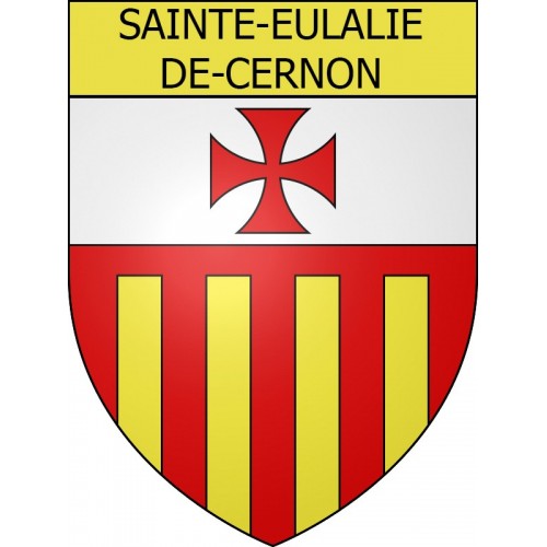 Sainte-Eulalie-de-Cernon 12 ville Stickers blason autocollant adhésif