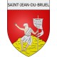 Saint-Jean-du-Bruel 12 ville Stickers blason autocollant adhésif