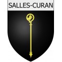 Stickers coat of arms Salles-Curan adhesive sticker