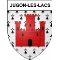 Jugon-les-Lacs 22 ville Stickers blason autocollant adhésif