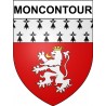 Moncontour 22 ville Stickers blason autocollant adhésif