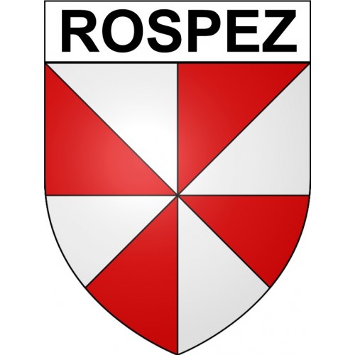 Rospez 22 ville Stickers blason autocollant adhésif