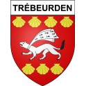 Stickers coat of arms Trébeurden adhesive sticker