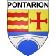 Pontarion 23 ville Stickers blason autocollant adhésif