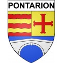 Pontarion 23 ville Stickers blason autocollant adhésif