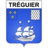 Tréguier 22 ville Stickers blason autocollant adhésif