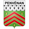 Penvénan Sticker wappen, gelsenkirchen, augsburg, klebender aufkleber