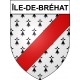 Île-de-Bréhat Sticker wappen, gelsenkirchen, augsburg, klebender aufkleber