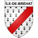 Île-de-Bréhat 22 ville Stickers blason autocollant adhésif