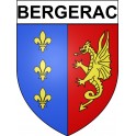 Pegatinas escudo de armas de Bergerac adhesivo de la etiqueta engomada