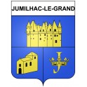 Adesivi stemma Jumilhac-le-Grand adesivo