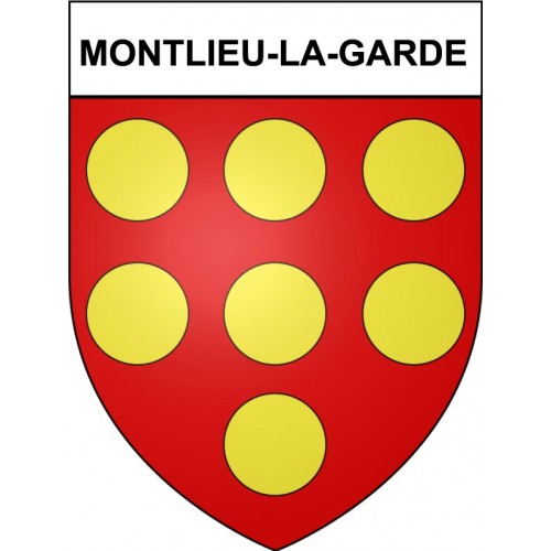 Montlieu-la-Garde 17 ville Stickers blason autocollant adhésif