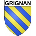 Stickers coat of arms Grignan adhesive sticker