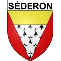 Séderon 26 ville Stickers blason autocollant adhésif