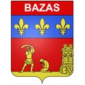 Bazas 33 ville Stickers blason autocollant adhésif