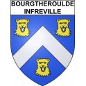 Bourgtheroulde-Infreville 27 ville Stickers blason autocollant adhésif