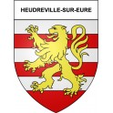 Heudreville-sur-Eure 27 ville Stickers blason autocollant adhésif