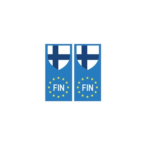 Finlande Suomi europe drapeau Autocollant