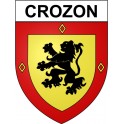 Crozon 29 ville Stickers blason autocollant adhésif