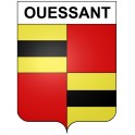 Ouessant Sticker wappen, gelsenkirchen, augsburg, klebender aufkleber