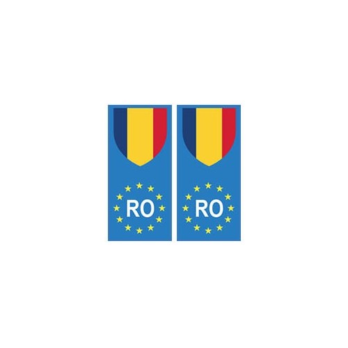 Roumanie România europe drapeau Autocollant