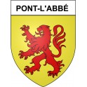 Pont-l'Abbé Sticker wappen, gelsenkirchen, augsburg, klebender aufkleber