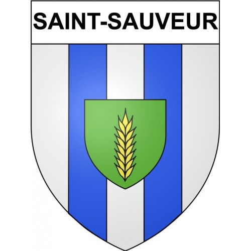 Saint-Sauveur 29 ville Stickers blason autocollant adhésif