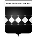 Saint-Julien-de-Cassagnas 30 ville Stickers blason autocollant adhésif