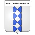 Saint-Julien-de-Peyrolas 30 ville Stickers blason autocollant adhésif