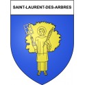 Saint-Laurent-des-Arbres 30 ville Stickers blason autocollant adhésif