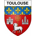 Stickers coat of arms Toulouse adhesive sticker