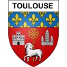 Toulouse 31 ville Stickers blason autocollant adhésif