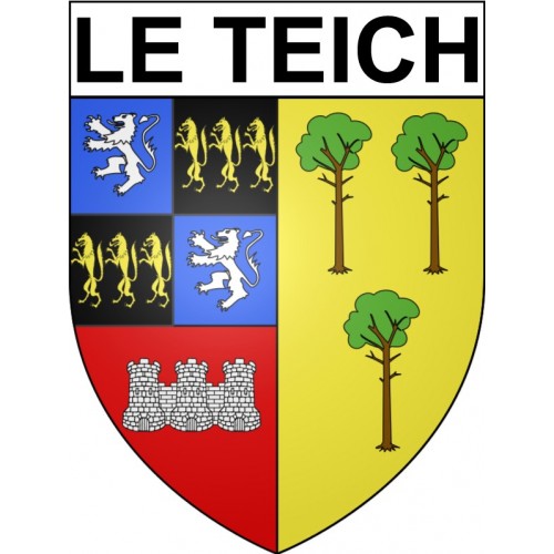 Stickers coat of arms Bazas adhesive sticker