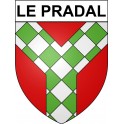 Le Pradal 34 ville Stickers blason autocollant adhésif