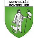 Murviel-lès-Montpellier 34 ville Stickers blason autocollant adhésif