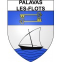 Palavas-les-Flots 34 ville Stickers blason autocollant adhésif