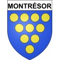 Montrésor 37 ville Stickers blason autocollant adhésif