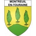 Montreuil-en-Touraine 37 ville Stickers blason autocollant adhésif