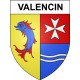 Valencin 38 ville Stickers blason autocollant adhésif