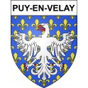 Stickers coat of arms Puy-en-Velay adhesive sticker